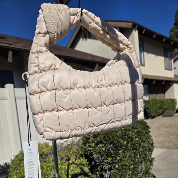 Sol and Selene Radiance Quilted Puffer Nylon Crossbody Bag - Picture 2 of 7